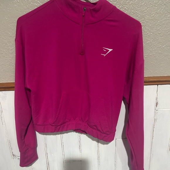 Gymshark Fuchsia Half-Zip Top - Picture 1 of 3